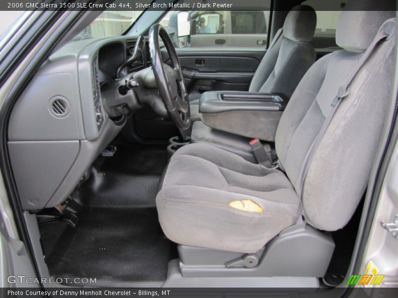  2006 Sierra 3500 SLE Crew Cab 4x4 Dark Pewter Interior