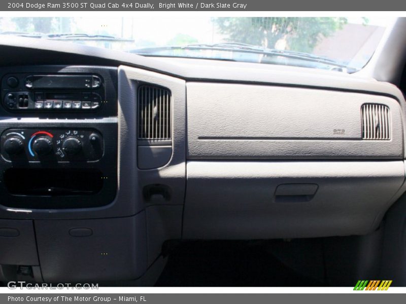 Bright White / Dark Slate Gray 2004 Dodge Ram 3500 ST Quad Cab 4x4 Dually