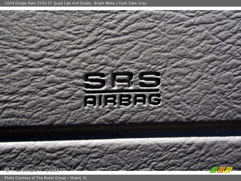 Bright White / Dark Slate Gray 2004 Dodge Ram 3500 ST Quad Cab 4x4 Dually