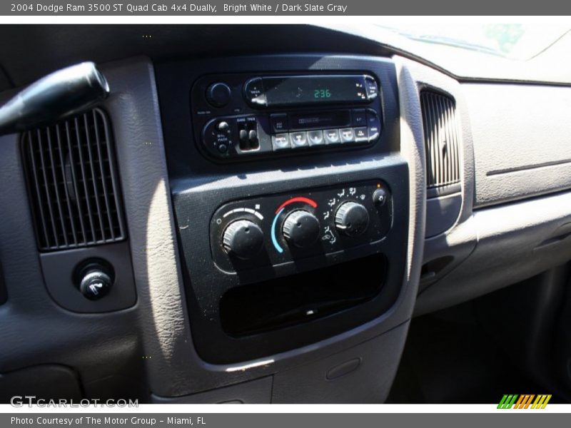 Bright White / Dark Slate Gray 2004 Dodge Ram 3500 ST Quad Cab 4x4 Dually