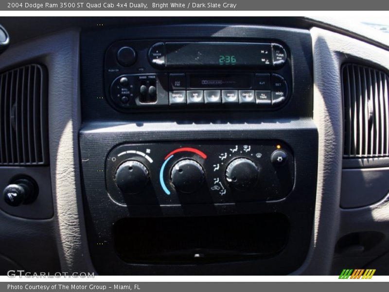 Bright White / Dark Slate Gray 2004 Dodge Ram 3500 ST Quad Cab 4x4 Dually