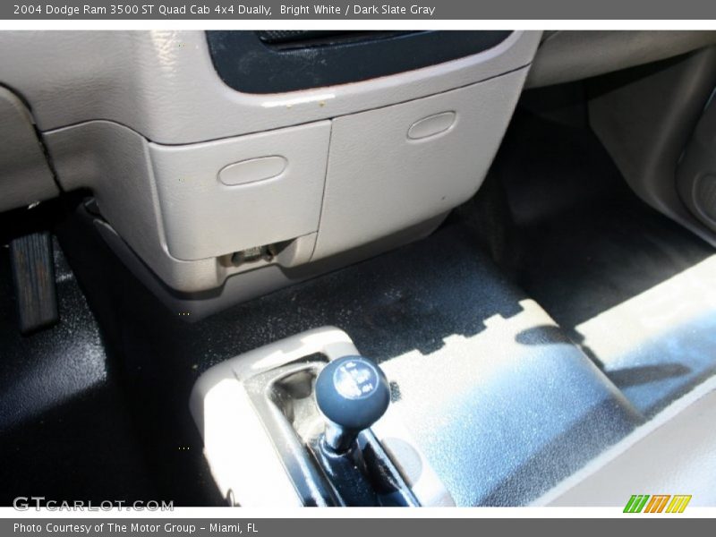 Bright White / Dark Slate Gray 2004 Dodge Ram 3500 ST Quad Cab 4x4 Dually