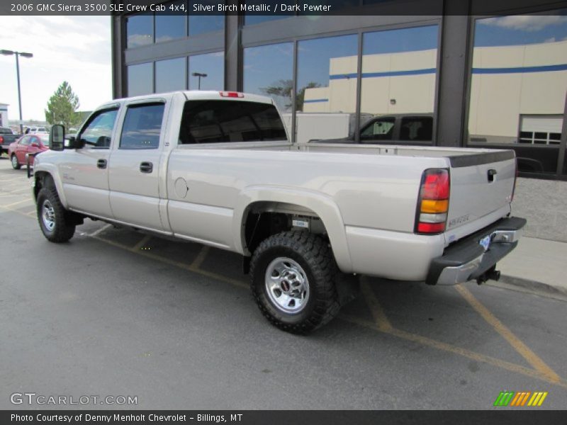 Silver Birch Metallic / Dark Pewter 2006 GMC Sierra 3500 SLE Crew Cab 4x4