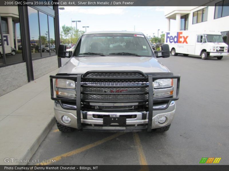 Silver Birch Metallic / Dark Pewter 2006 GMC Sierra 3500 SLE Crew Cab 4x4