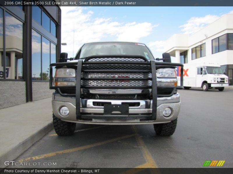 Silver Birch Metallic / Dark Pewter 2006 GMC Sierra 3500 SLE Crew Cab 4x4