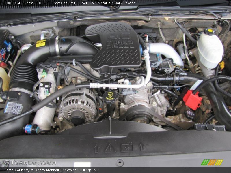  2006 Sierra 3500 SLE Crew Cab 4x4 Engine - 6.6 Liter OHV 32-Valve Duramax Turbo-Diesel V8