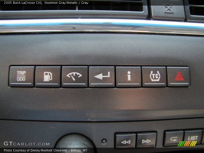 Controls of 2005 LaCrosse CXS