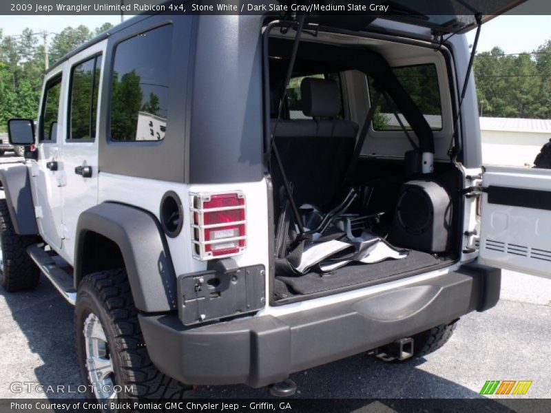 Stone White / Dark Slate Gray/Medium Slate Gray 2009 Jeep Wrangler Unlimited Rubicon 4x4