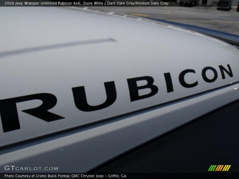 Stone White / Dark Slate Gray/Medium Slate Gray 2009 Jeep Wrangler Unlimited Rubicon 4x4