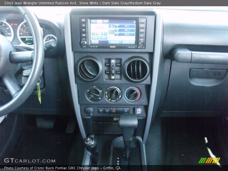 Stone White / Dark Slate Gray/Medium Slate Gray 2009 Jeep Wrangler Unlimited Rubicon 4x4
