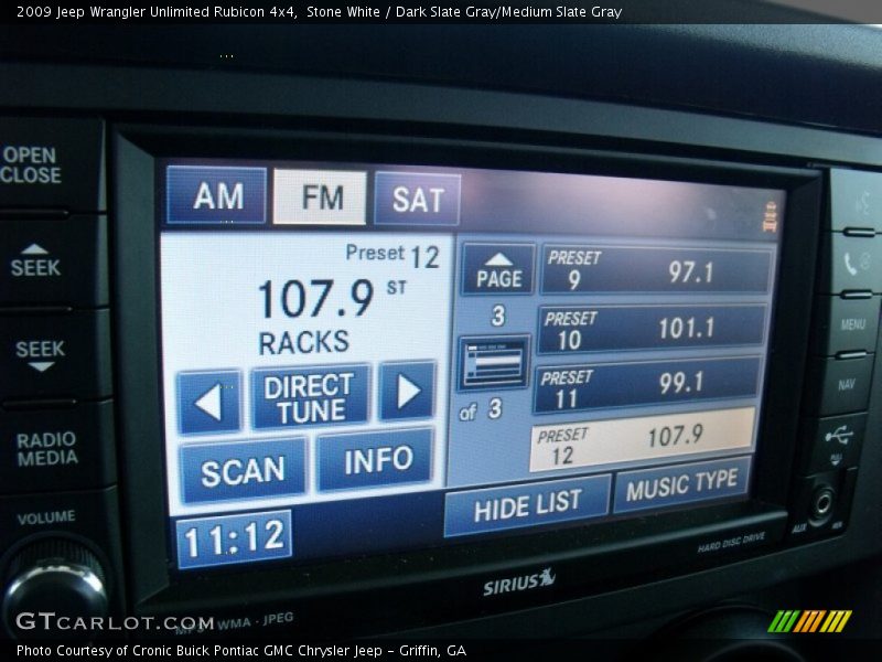 Stone White / Dark Slate Gray/Medium Slate Gray 2009 Jeep Wrangler Unlimited Rubicon 4x4