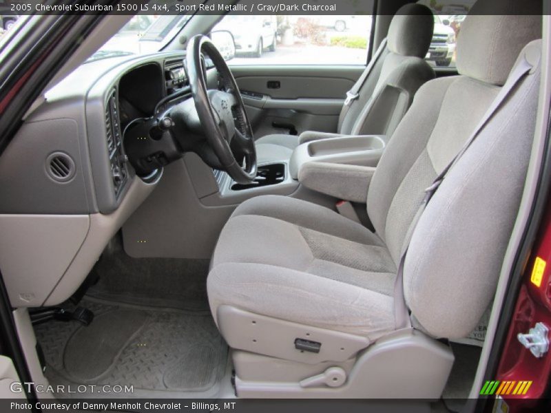 Sport Red Metallic / Gray/Dark Charcoal 2005 Chevrolet Suburban 1500 LS 4x4
