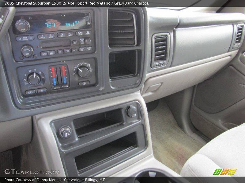 Sport Red Metallic / Gray/Dark Charcoal 2005 Chevrolet Suburban 1500 LS 4x4