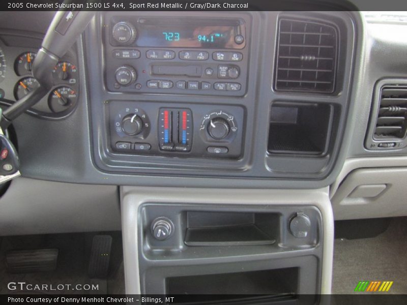 Sport Red Metallic / Gray/Dark Charcoal 2005 Chevrolet Suburban 1500 LS 4x4