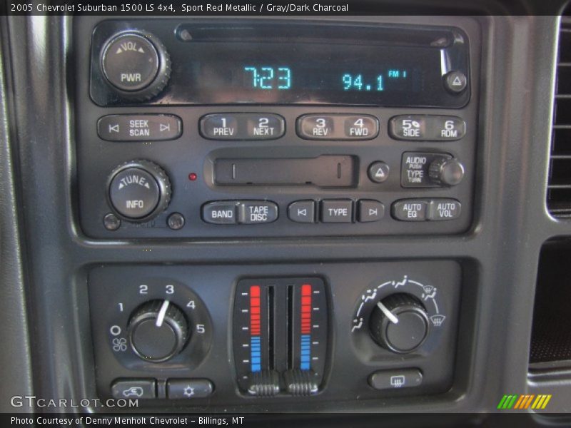 Sport Red Metallic / Gray/Dark Charcoal 2005 Chevrolet Suburban 1500 LS 4x4