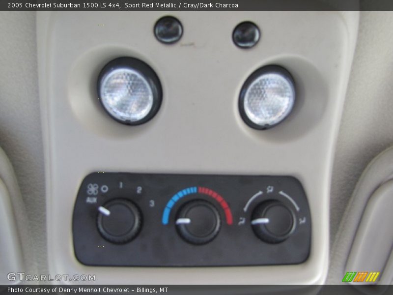 Sport Red Metallic / Gray/Dark Charcoal 2005 Chevrolet Suburban 1500 LS 4x4