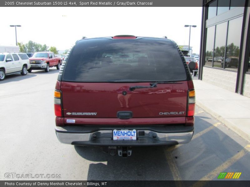Sport Red Metallic / Gray/Dark Charcoal 2005 Chevrolet Suburban 1500 LS 4x4