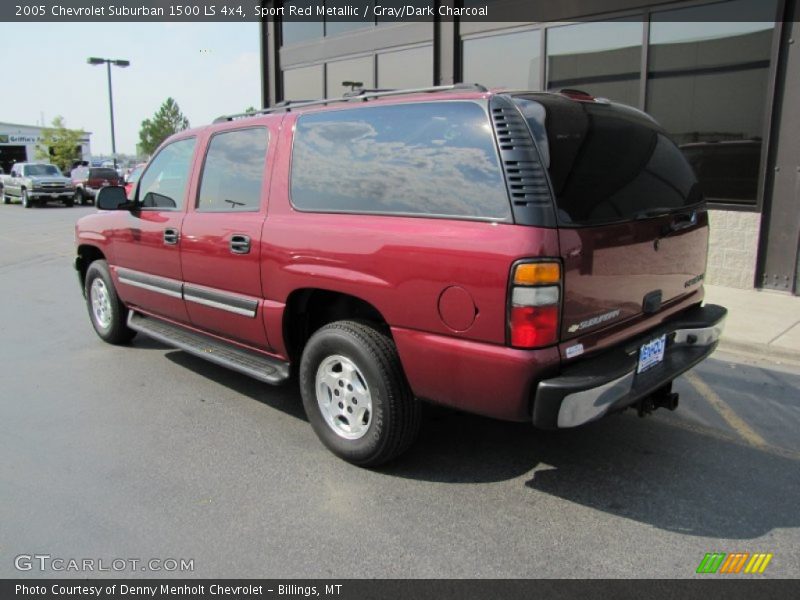 Sport Red Metallic / Gray/Dark Charcoal 2005 Chevrolet Suburban 1500 LS 4x4