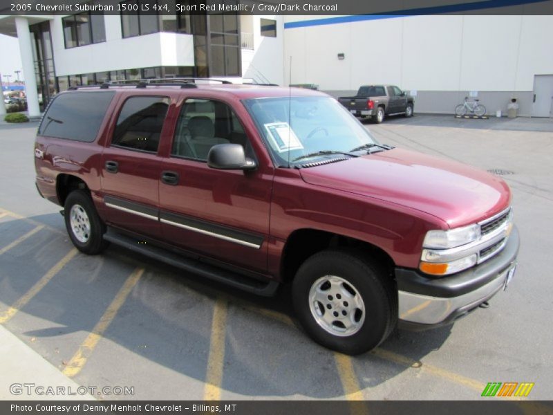 Sport Red Metallic / Gray/Dark Charcoal 2005 Chevrolet Suburban 1500 LS 4x4