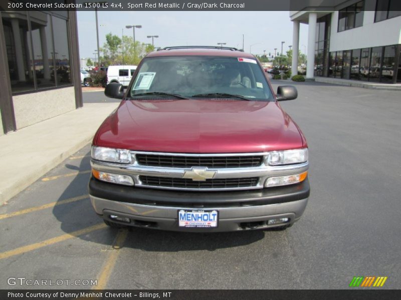 Sport Red Metallic / Gray/Dark Charcoal 2005 Chevrolet Suburban 1500 LS 4x4