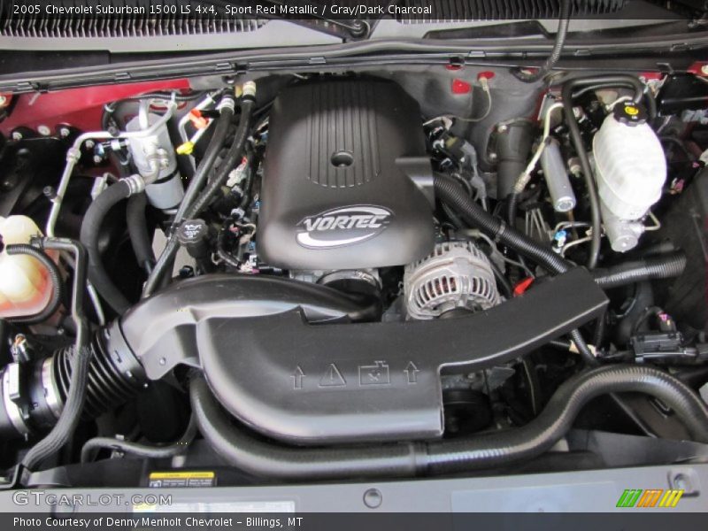 Sport Red Metallic / Gray/Dark Charcoal 2005 Chevrolet Suburban 1500 LS 4x4