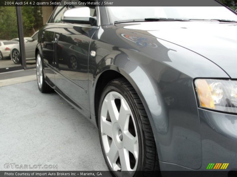 Dolphin Grey Metallic / Silver 2004 Audi S4 4.2 quattro Sedan