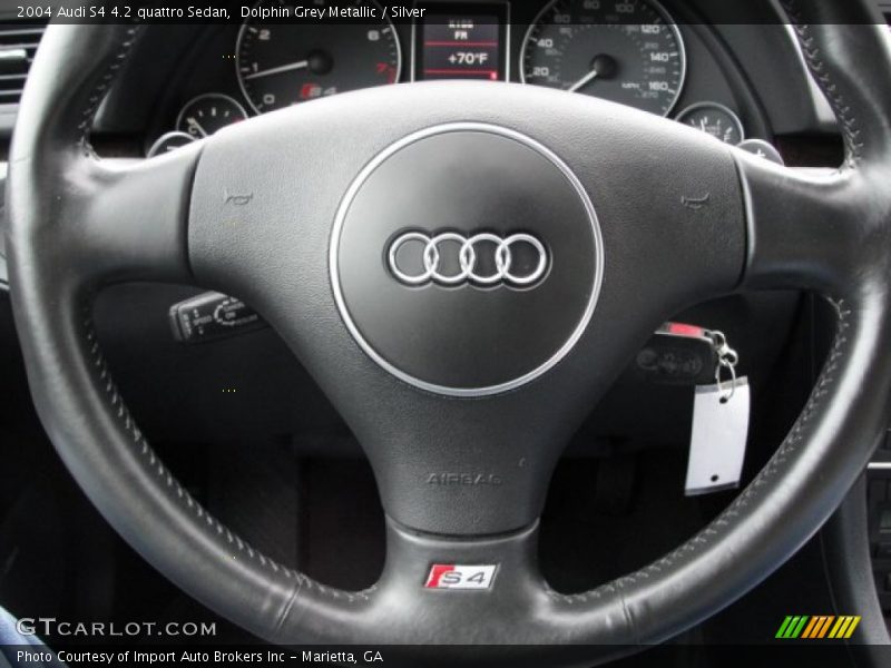 Dolphin Grey Metallic / Silver 2004 Audi S4 4.2 quattro Sedan