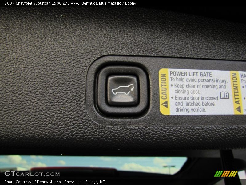 Bermuda Blue Metallic / Ebony 2007 Chevrolet Suburban 1500 Z71 4x4