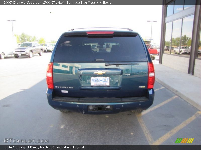Bermuda Blue Metallic / Ebony 2007 Chevrolet Suburban 1500 Z71 4x4