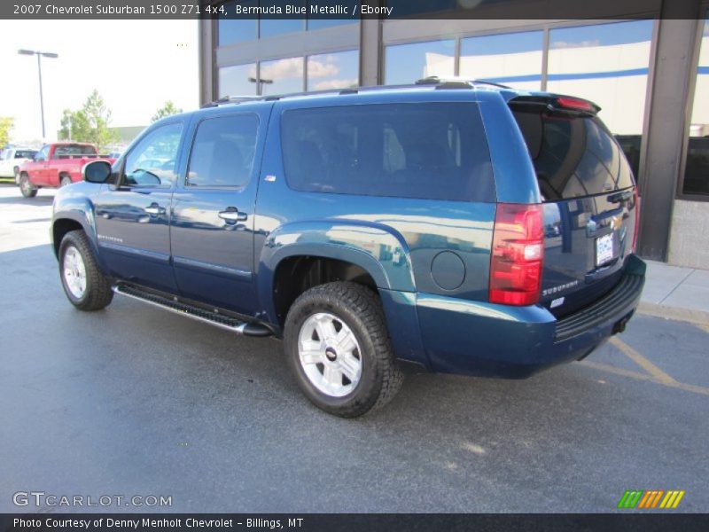 Bermuda Blue Metallic / Ebony 2007 Chevrolet Suburban 1500 Z71 4x4