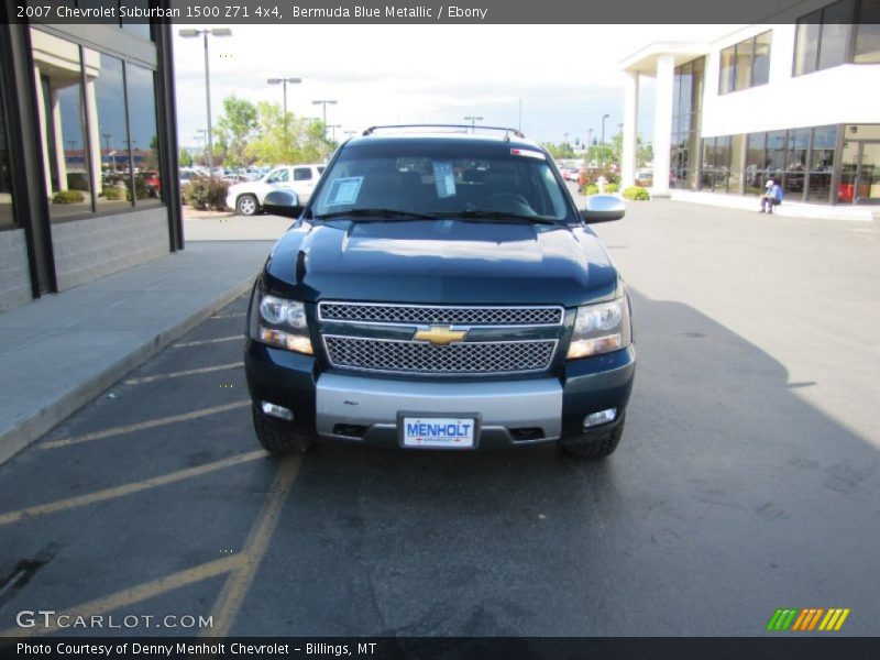 Bermuda Blue Metallic / Ebony 2007 Chevrolet Suburban 1500 Z71 4x4