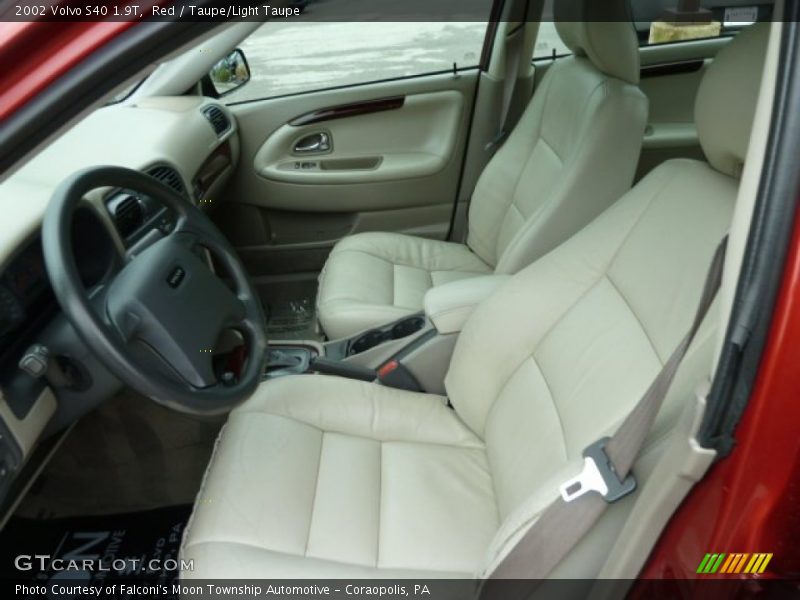  2002 S40 1.9T Taupe/Light Taupe Interior