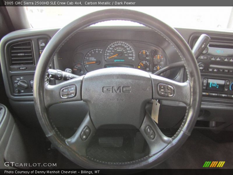 Carbon Metallic / Dark Pewter 2005 GMC Sierra 2500HD SLE Crew Cab 4x4