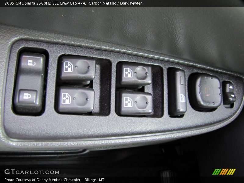 Carbon Metallic / Dark Pewter 2005 GMC Sierra 2500HD SLE Crew Cab 4x4