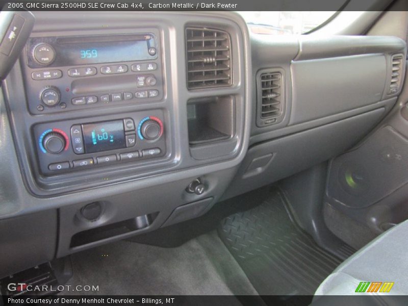 Carbon Metallic / Dark Pewter 2005 GMC Sierra 2500HD SLE Crew Cab 4x4