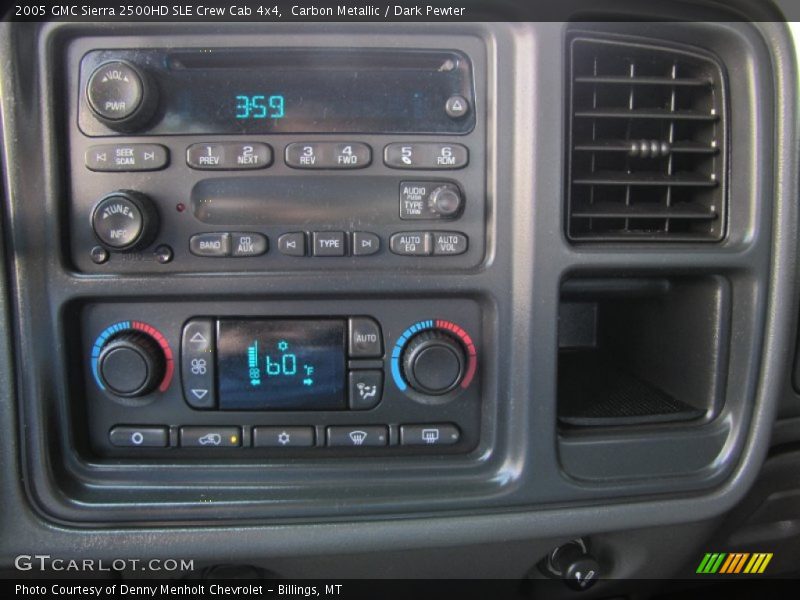 Carbon Metallic / Dark Pewter 2005 GMC Sierra 2500HD SLE Crew Cab 4x4