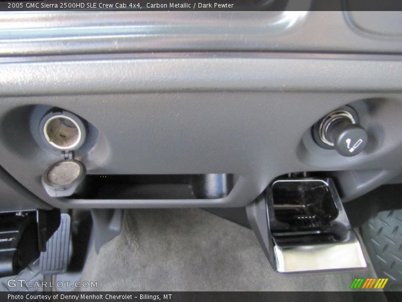 Carbon Metallic / Dark Pewter 2005 GMC Sierra 2500HD SLE Crew Cab 4x4
