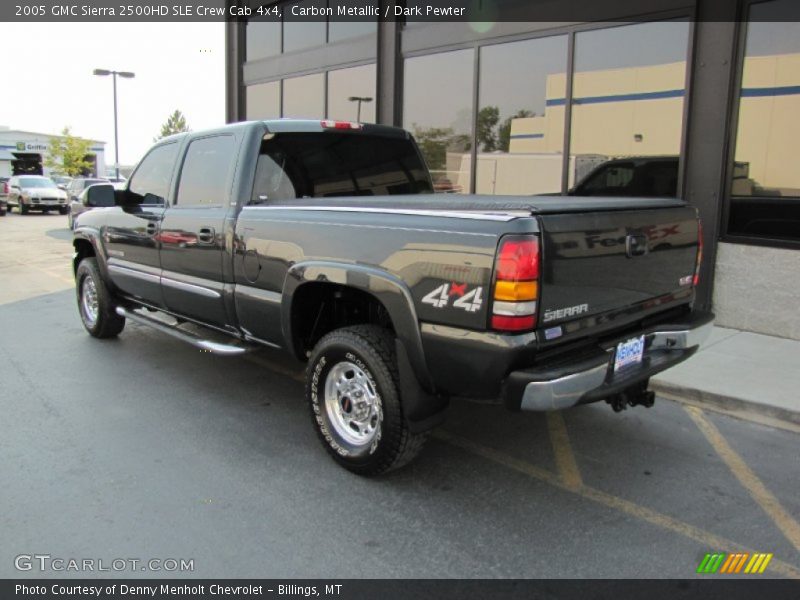 Carbon Metallic / Dark Pewter 2005 GMC Sierra 2500HD SLE Crew Cab 4x4