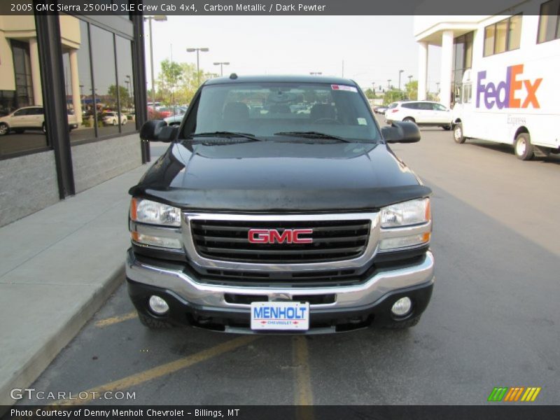 Carbon Metallic / Dark Pewter 2005 GMC Sierra 2500HD SLE Crew Cab 4x4