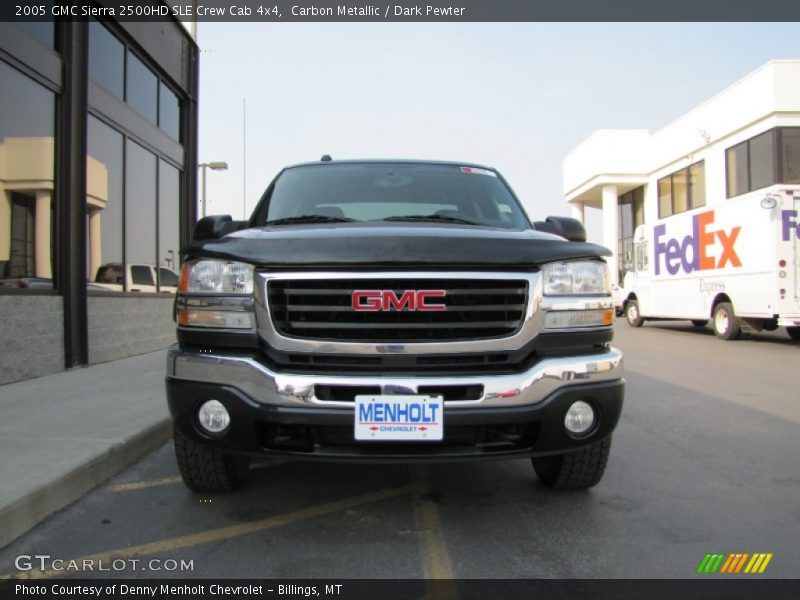 Carbon Metallic / Dark Pewter 2005 GMC Sierra 2500HD SLE Crew Cab 4x4