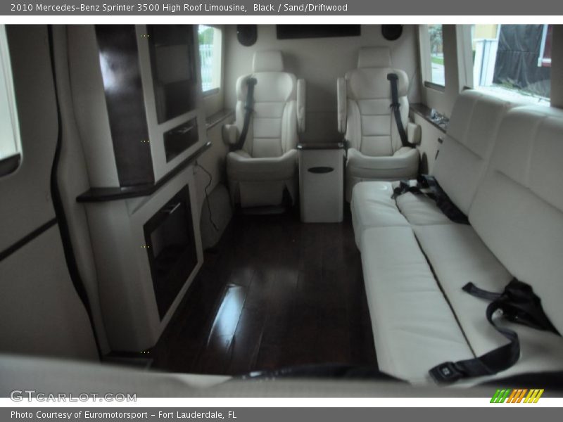  2010 Sprinter 3500 High Roof Limousine Sand/Driftwood Interior