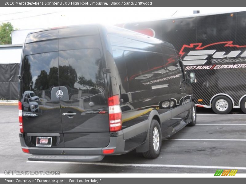 Black / Sand/Driftwood 2010 Mercedes-Benz Sprinter 3500 High Roof Limousine