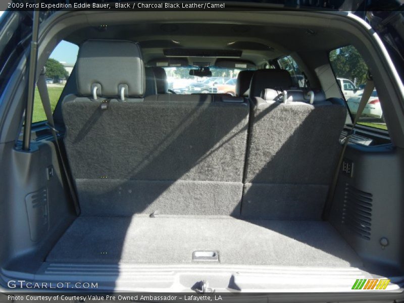 Black / Charcoal Black Leather/Camel 2009 Ford Expedition Eddie Bauer