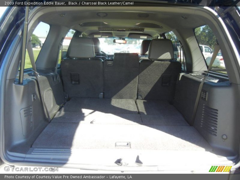 Black / Charcoal Black Leather/Camel 2009 Ford Expedition Eddie Bauer
