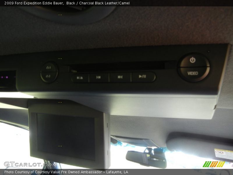 Black / Charcoal Black Leather/Camel 2009 Ford Expedition Eddie Bauer