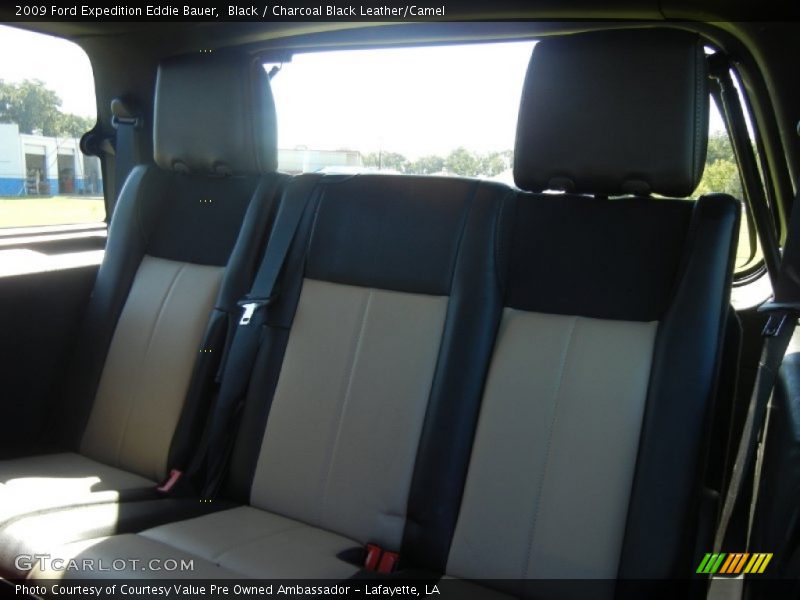 Black / Charcoal Black Leather/Camel 2009 Ford Expedition Eddie Bauer