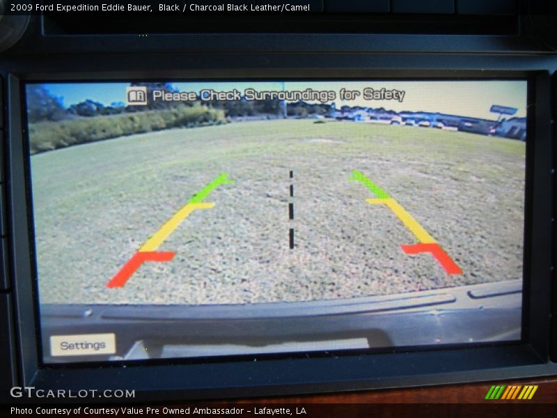 Black / Charcoal Black Leather/Camel 2009 Ford Expedition Eddie Bauer