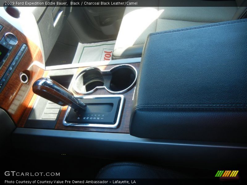 Black / Charcoal Black Leather/Camel 2009 Ford Expedition Eddie Bauer