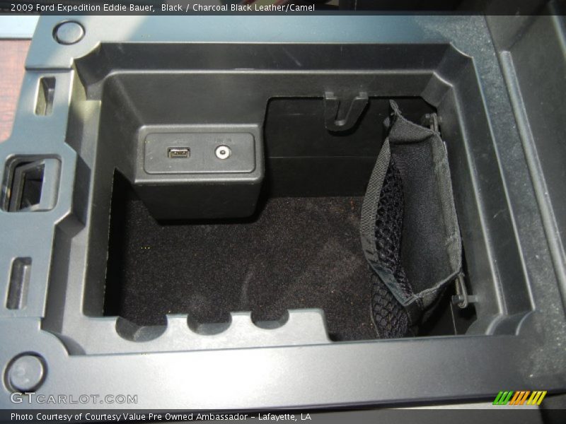 Black / Charcoal Black Leather/Camel 2009 Ford Expedition Eddie Bauer