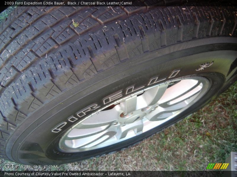 Black / Charcoal Black Leather/Camel 2009 Ford Expedition Eddie Bauer